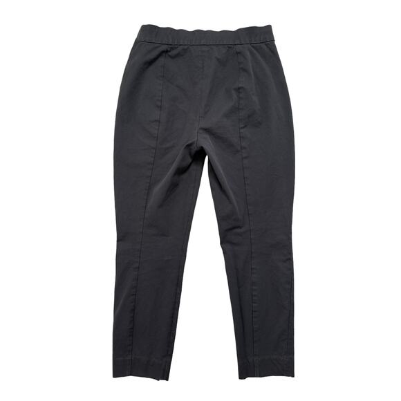 EVERLANE The Bi-Stretch Work Pant in Graphite Gray Size 6 Side Zip Slim Straight - Picture 2 of 7